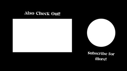 outro template videos youtube