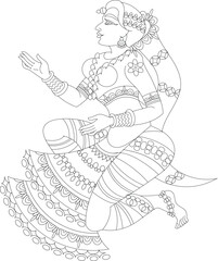 celebration drawings in Indian miniature style, especially for Gudhi Padwa, and other festivals and Hindu wedding cards, musicians, and processions.	
