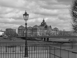 Die Altstadt von Dresden in Sachsen