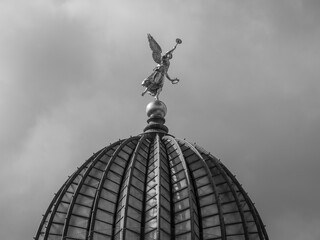 Die Altstadt von Dresden in Sachsen