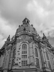 Die Altstadt von Dresden in Sachsen