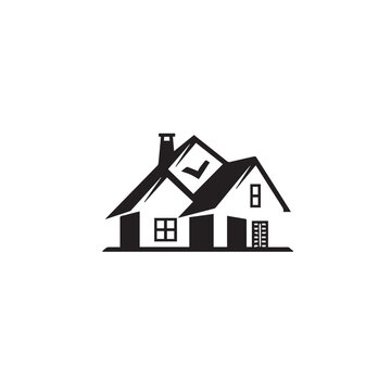 House in cartoon, doodle style . Image for t-shirt, web, mobile apps and ui. Isolated 2d vector illustration in logo, icon, sketch style, Eps 10, black and white. AI Generative
