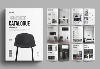 Product Catalog Template Design Layout - obrazy, fototapety, plakaty