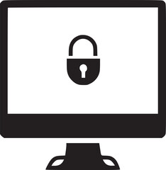 desktop vector black and white