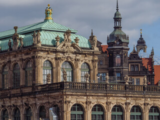 Fototapeta na wymiar Die Alstadt von Dresden in Sachsen