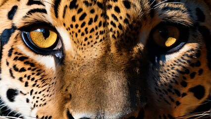  Cheetah Close-up with Yellow Spots SEO Optimized - obrazy, fototapety, plakaty