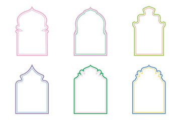 Islamic Emblem Design Bold Line- SET - 6