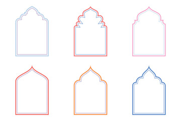 Islamic Emblem Design Bold Line- SET - 6