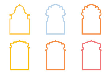 Islamic Emblem Design Bold Line- SET - 6