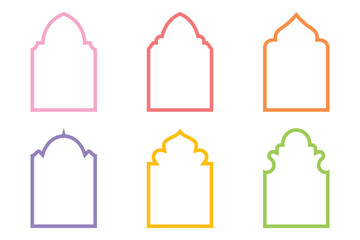 Islamic Emblem Design Bold Line- SET - 6