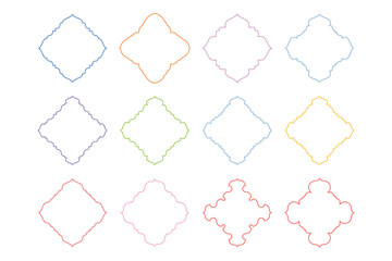 Islamic Emblem Design Thin Line- SET - 12