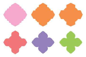 Islamic Emblem Design Glyph - SET 6