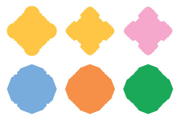 Islamic Emblem Design Glyph - SET 6