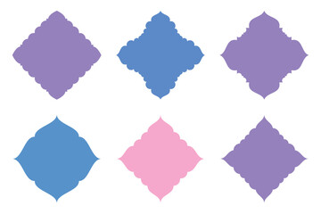 Islamic Emblem Design Glyph - SET 6