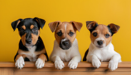 group of puppies