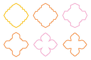 Islamic Emblem Design Bold Line- SET 6