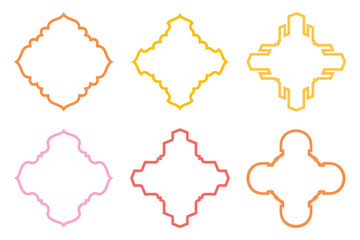 Islamic Emblem Design Bold Line- SET 6