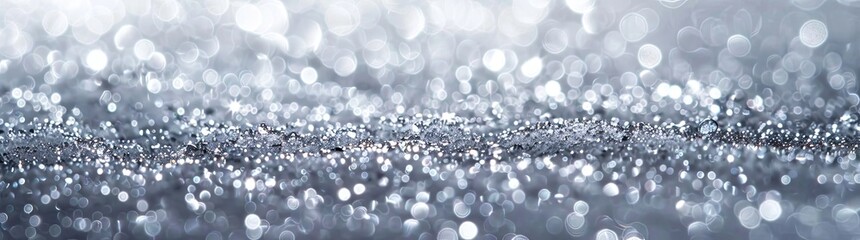 A silvery velvety iridescent background for a work desk or design, as if fine silver-colored snow is poured on a sheet of paper 1