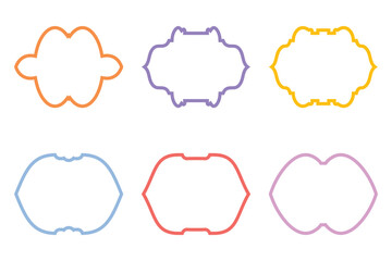 Islamic Frame Design Bold Line- SET 6