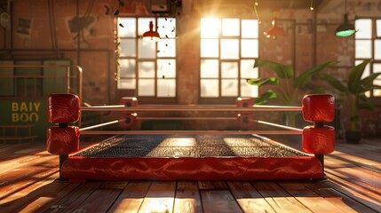 small boxing ring 