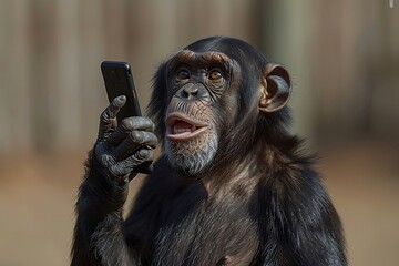 Digitale Neugier: Affe entdeckt das Smartphone