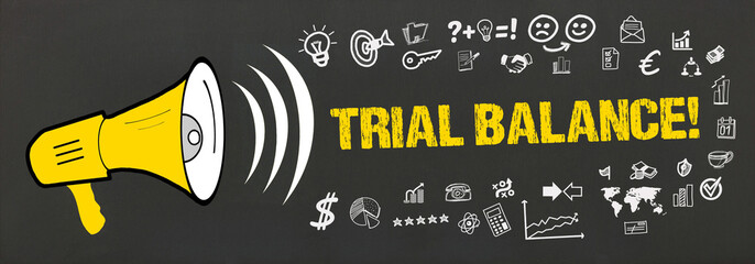 Trial Balance! - obrazy, fototapety, plakaty
