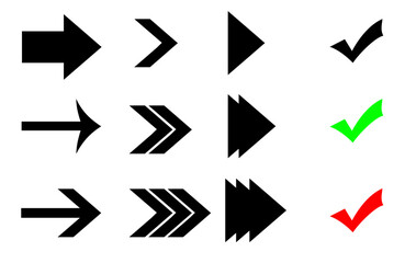 set of arrows