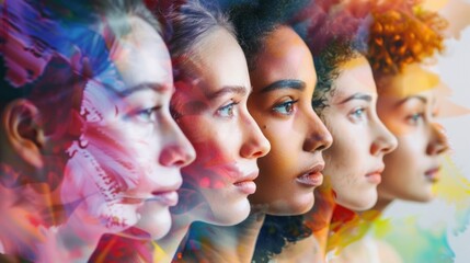 Obraz premium Changing beauty ideals and societal impact.