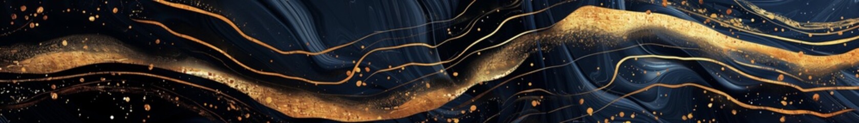 elegant navy and gold marble background