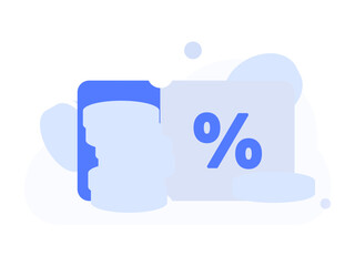 Holiday shopping people doing e-commerce online shopping flat vector concept operation hand drawn illustration
