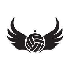 volleyball ball icon vectors illustration