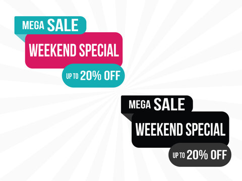 mega sale ,mega offer, super offer, sunday sale, banner, discount tag, special offer. Website sticker on a gray abstract background.