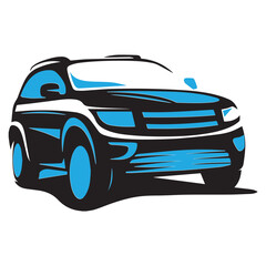 vectors illustration sports car symbol design