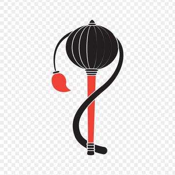 Hanuman gada illustration with transparent background