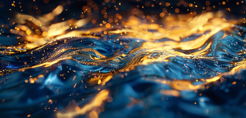 Abstract liquid metal evolves into an innovative tech-inspired backdrop.