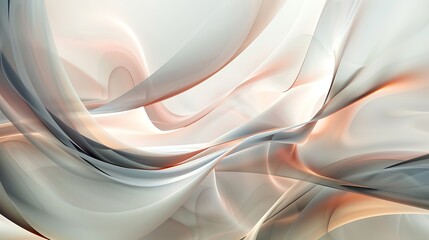 Smooth curves and flowing lines in an abstract design embodying the elegance and dynamic movement of modern art. Generative Ai