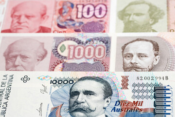 Old Argentine Australes a business background