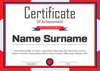 certificate new professional design 