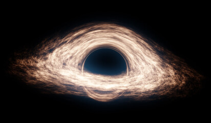 black hole - 3D illustration