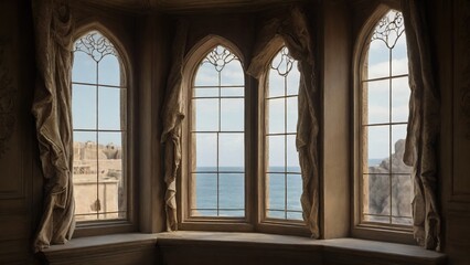 stained window
