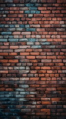 Urban Brick Wall. Generated AI