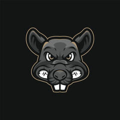 Rat Mascot Logo 