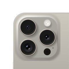 Fototapeta premium iPhone 15 Pro camera, vector