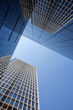 Urban architecture skyscrapers