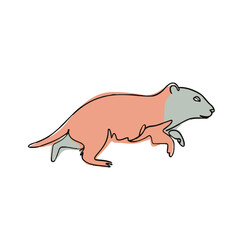 drawing illustration of a animal