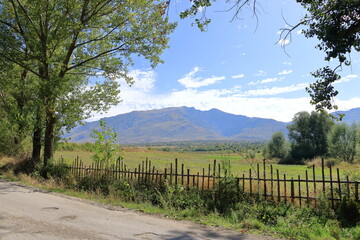 Obraz premium Beautiful landscape near Borova in National Park Hotova-Dangell in Albania