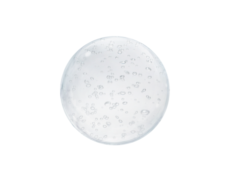Transparent soap or water bubbles, transparent background
