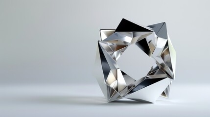 complex geometric 3D shape.