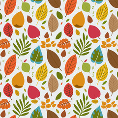 Seamless leaf pattern design