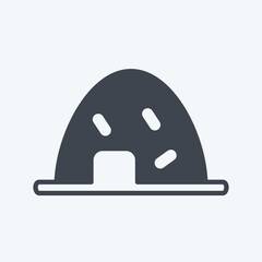 Icon Hay. suitable for Garden symbol. glyph style. simple design editable. design template vector. simple symbol illustration